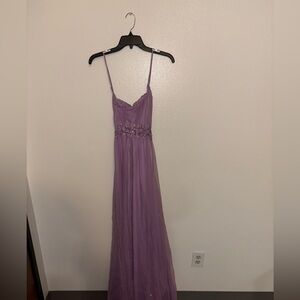 City Triangles Lavender Maxi Dress